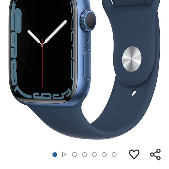 Sleek Blue Smartwatch with Advanced Features